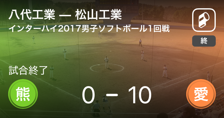 インハイ tv ソフト ボール